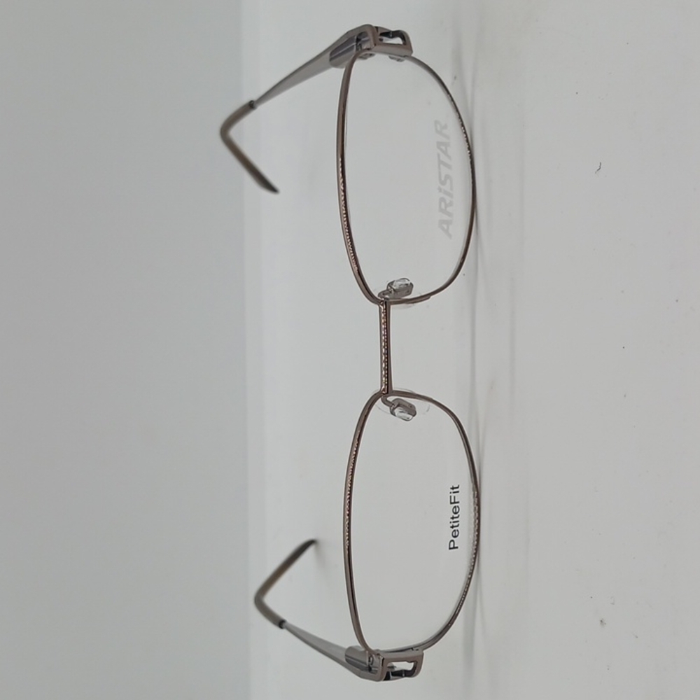 NWT WOMEN'S ARISTAR PETITE EYEGLASS FRAMES 16362 LIGHT BROWN